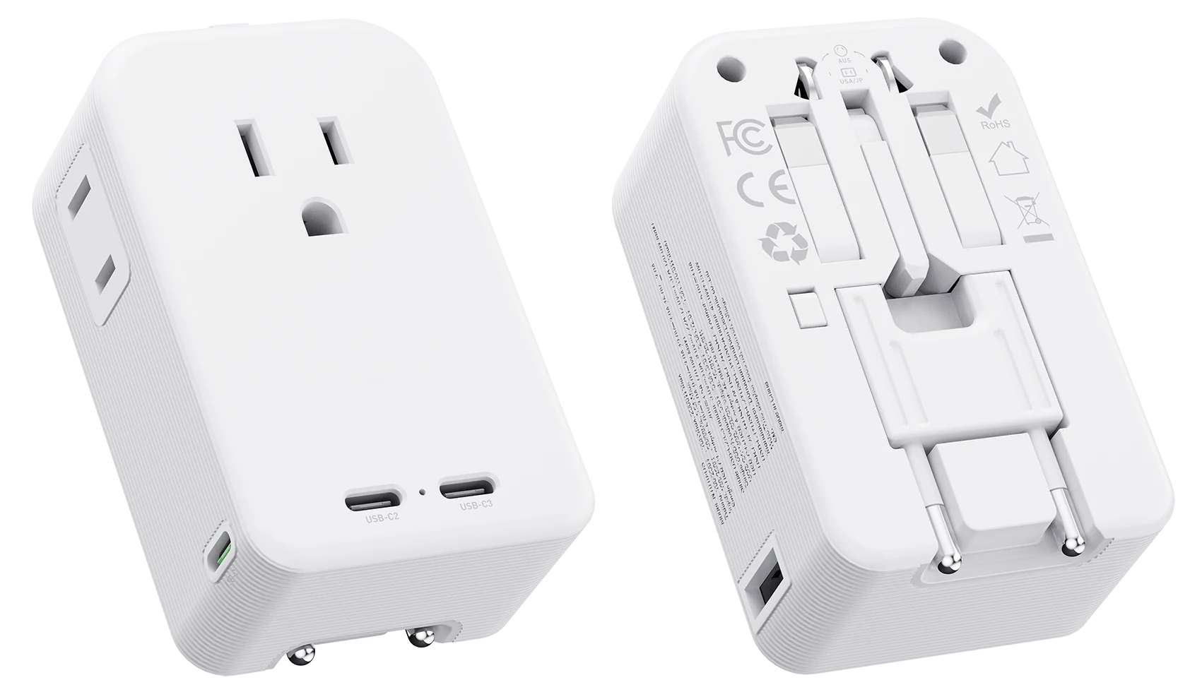NT011-US 70W GaN universal travel adapter